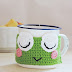 Frog Mug Cozy. Free Pattern