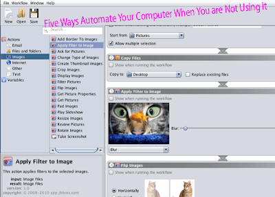 Computer Tips: Five Ways Automate Your Computer When You are Not Using It