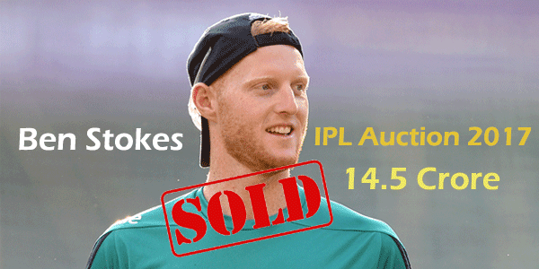 Ben Stoke was purchased in 14.5 Crore this  season.