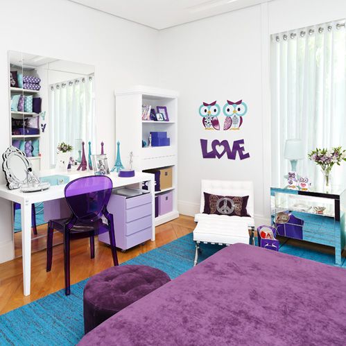 quarto feminino adolescente