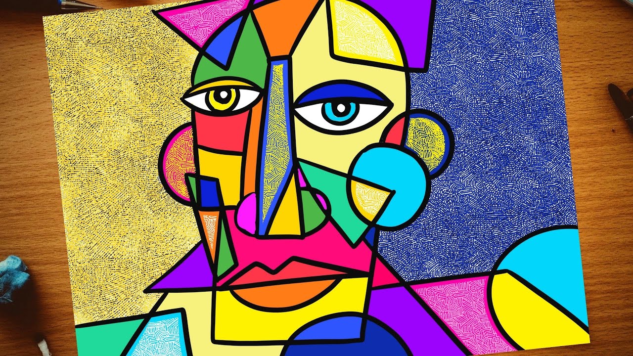 Face Cubism Portrait