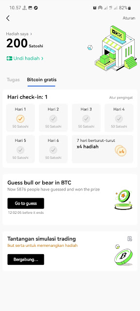 Kode Cuan Referral APK OKX Crypto Reward Hadiah Koin Cuan