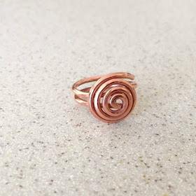 domed spiral wire ring free tutorial - Lisa Yang's Jewelry Blog