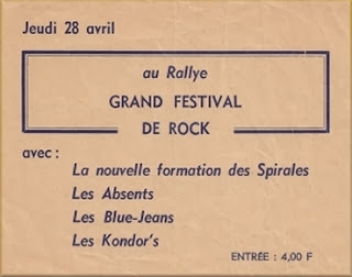 Annonce d'une soirée rock à Rennes