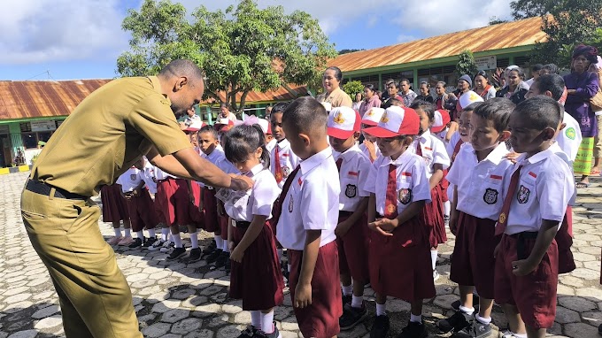 SDI Ajaobtomas Gelar MPLS bagi Peserta Didik Baru