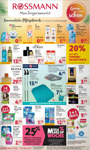 ROSSMANN  Akcionen, Coupons + Prospekt - Angebote  ab 31.05 2021