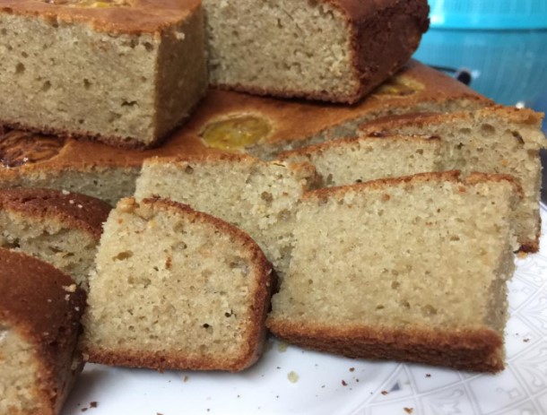 resipi kek pisang gebu, hidangan minum petang, hasil tanaman