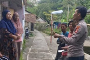 Jajaran Polsek Leuwisari Lakukan Giat Silaturahmi dan Korkom Vaksinasi.