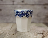 blue and white kitchen pottery