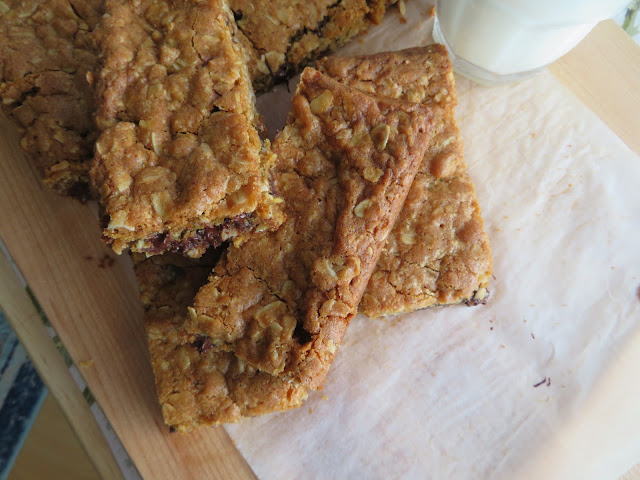 Oatmeal Chocolate Chip Cookie Bars