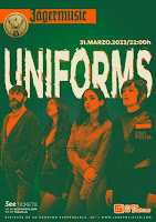 Concierto de Uniforms en Café la Palma de la mano de Jägermusic