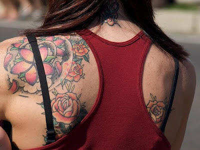 Shoulder Flower Tattoos