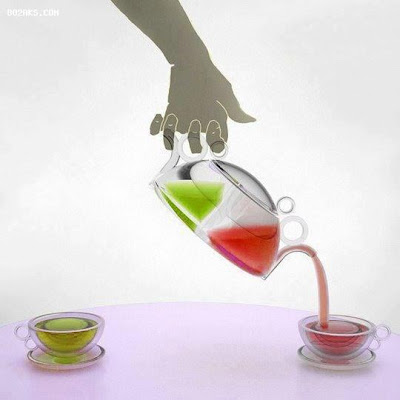 Design idea of dual teapot