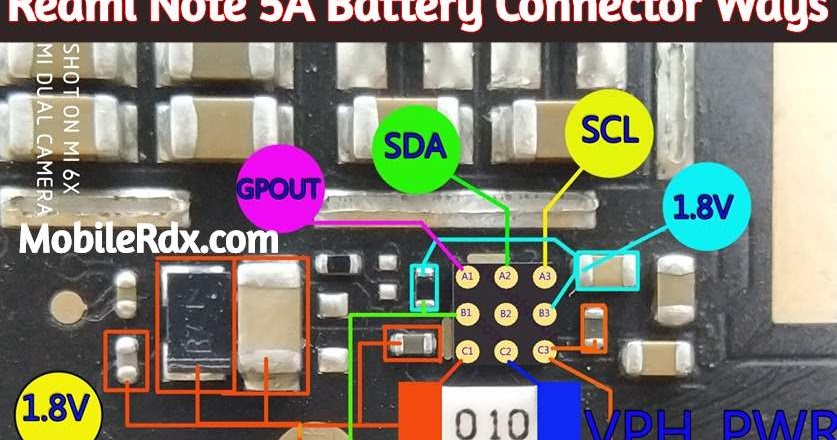 Redmi Note 5a Battery Connector Ways Power Problem Solution