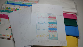 Doing quilty math to prepare for making the quilt