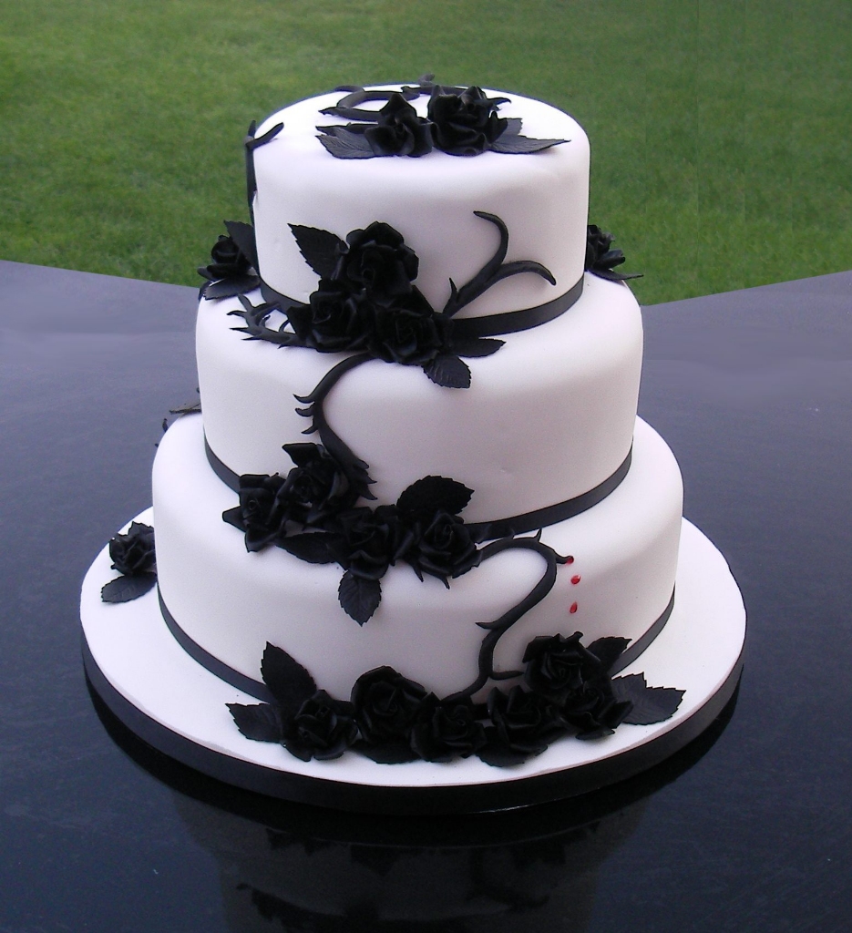 Amazing Black  And White Wedding  Cakes  40 Pic Awesome 