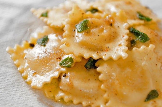 VEGAN RAVIOLI WITH PUMPKIN AND RICOTTA #healthyfood #dietketo