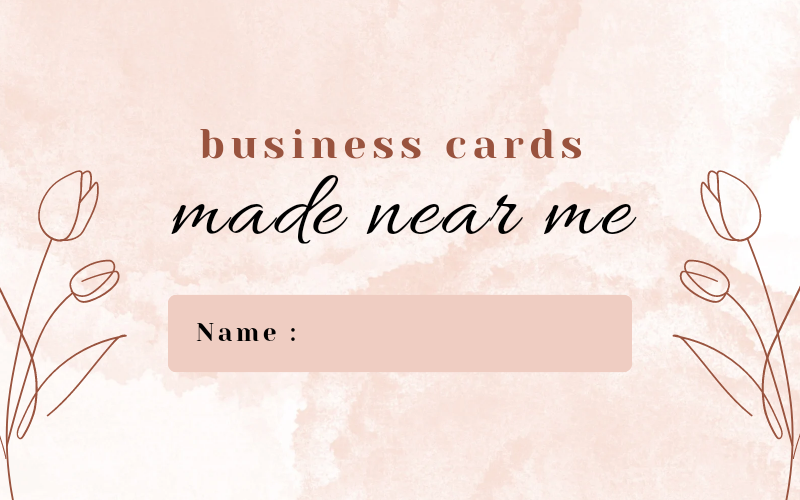 business cards made near me