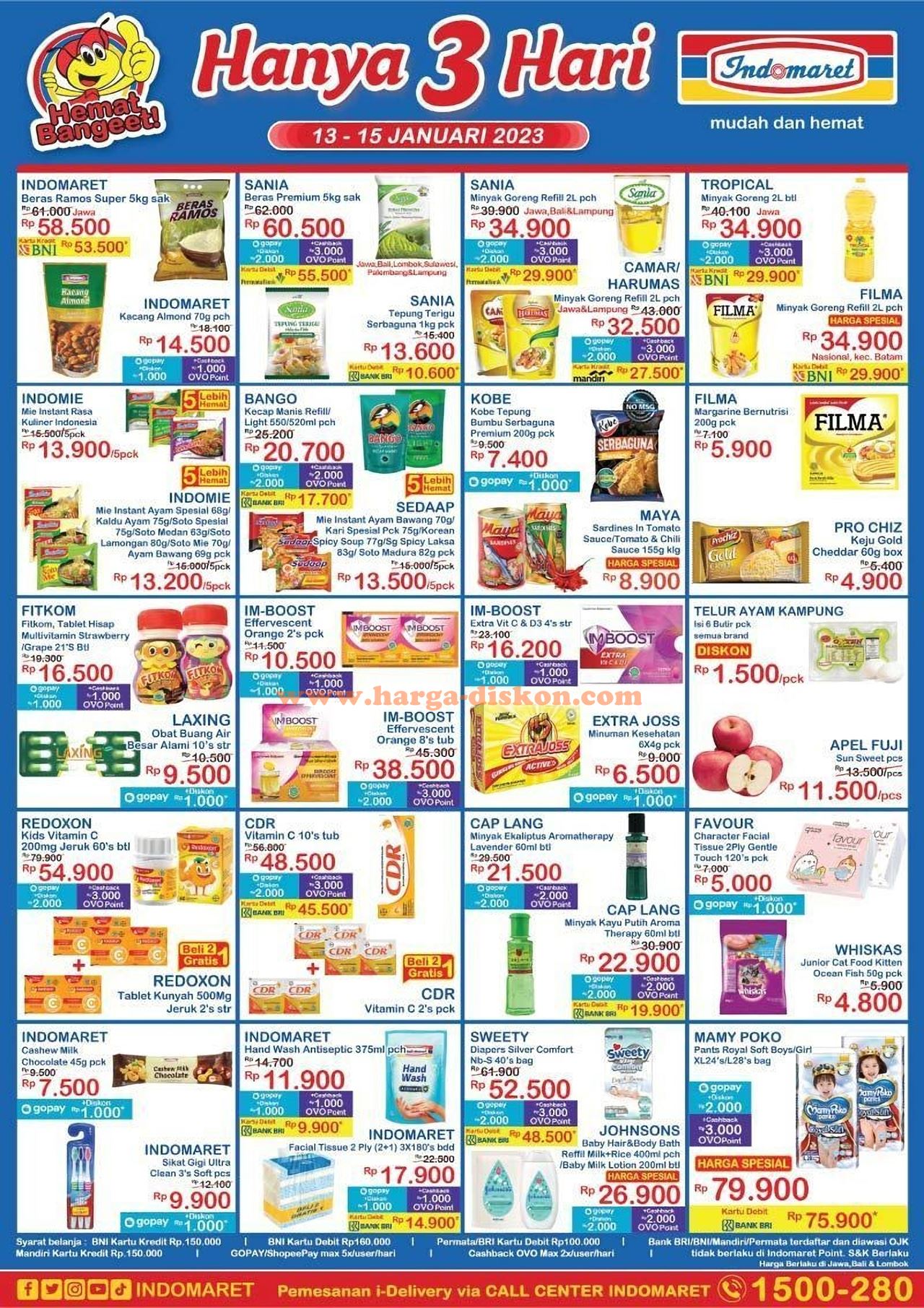 Promo INDOMARET Akhir Pekan Weekend Promo JSM 13 - 15 Januari 2023