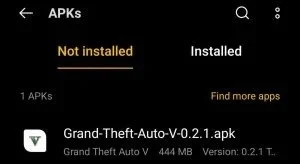 GTA 5 APK Android v0.2.1