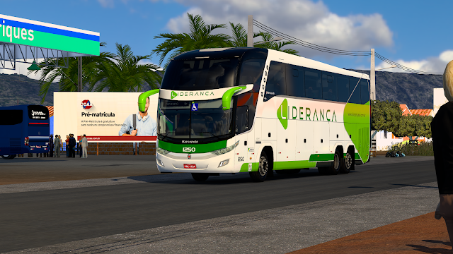 SKINS ETS2 NOTRECHO LIDERANÇA TURISMO G7 1600 LD MB NORMAN MODS