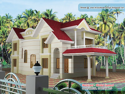 Home Gallery Design on Beautiful House Design By Abdul Samad  Kasaragod   Kerala Home Design