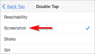 screenshot iphone 14 pada back tap