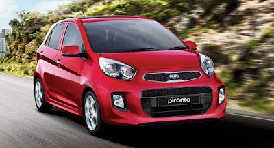 KIA Picanto in road  image