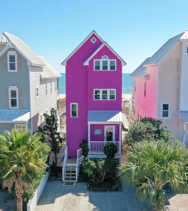 Colorful Beach Houses Florida