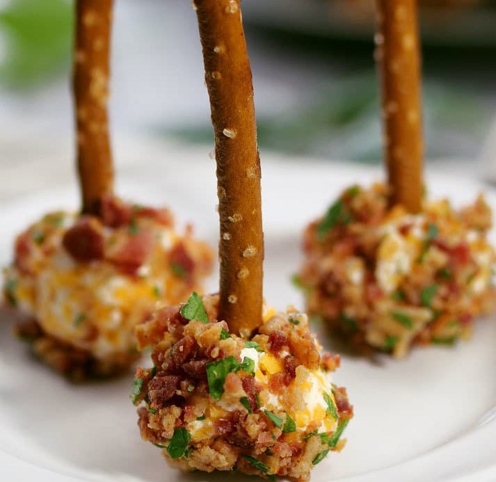 MINI BACON RANCH CHEESE BALL RECIPE