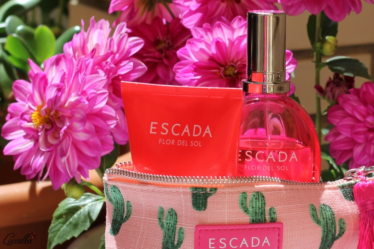 Loción corporal y EDT Flor de Sol de Escada