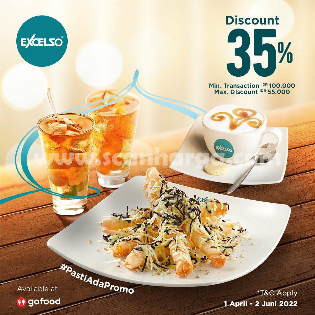 Excelso Coffee Promo Diskon 35% Via Gofood