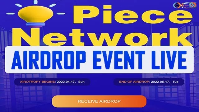 PieceNetwork Airdrop of 20 $ECE Token Free