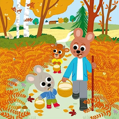 Timoté se promène en forêt, collection de livres pour enfant tout petits, sur l'automne et les balades en nature forestière. Edition Gründ
