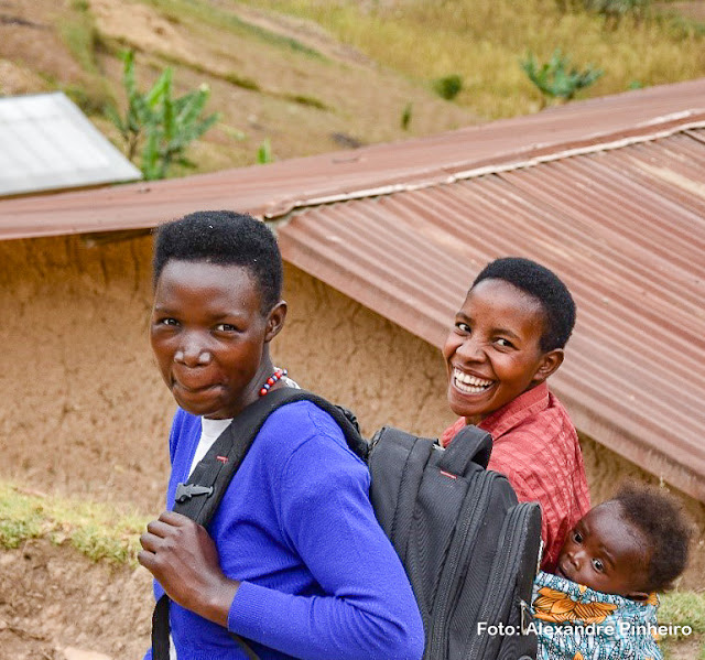 Pessoas em Uganda, África