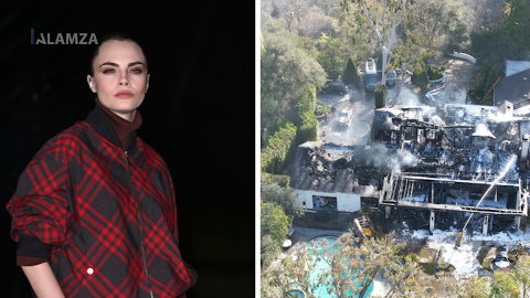 Cara Delevingne's Los Angeles Mansion Destroyed in Massive Fire: Cause Still Under Investigation