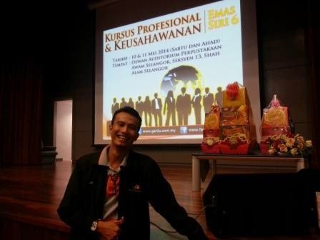 Gambar saya semasa program kursus keusahawanan GSR