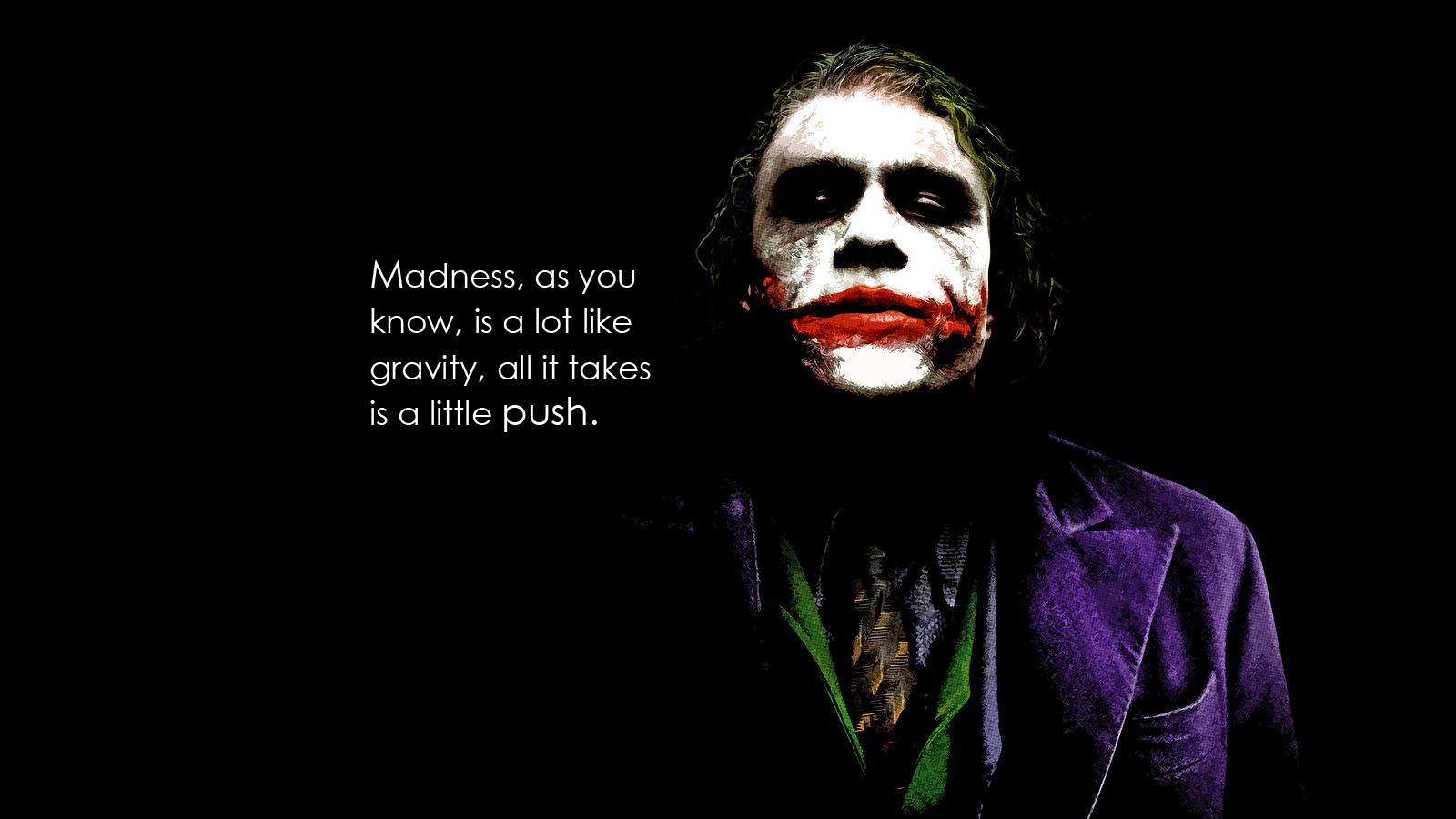 Batman Dark Knight Joker Quotes