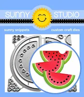 Sunny Studio Blog: Introducing Juicy Watermelon Melon Metal Cutting Craft Dies