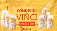 Logo Vinci gratis 5 kg.di Pasta Seri Food