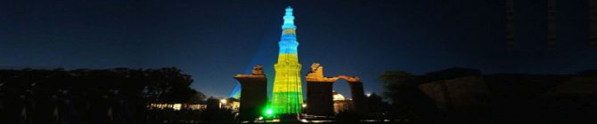 Qutub Minar Illuminates In Remembrance of Rwanda Genocide of 1994 ...