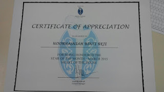 Star Awarrds certificate