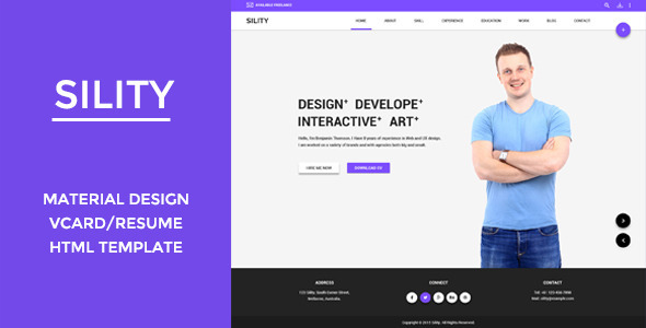 sility-vcard-cv-resume-html-template