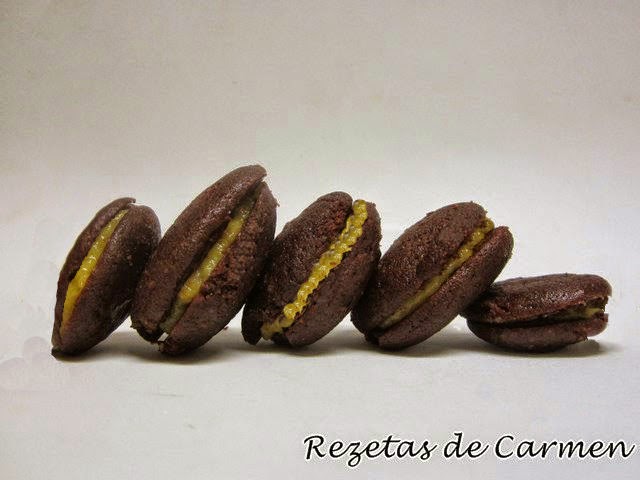 Bocaditos de nutella con orange curd (nutella whoopies) para #nutelladay 