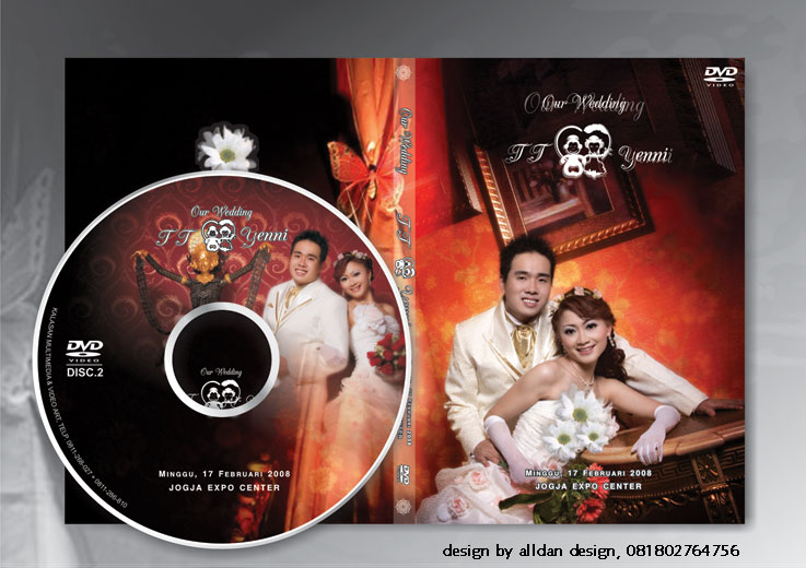 Godhong Teles Desain Cover  Wedding DVD 09