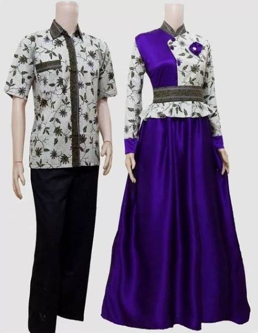 10 Model  Baju  Batik  Sarimbit  Modern Terbaru 2022