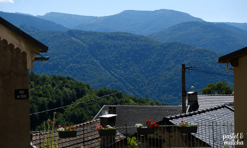 Vue sur les montagnes