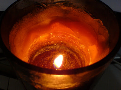 burning candle