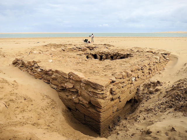 Vestigios de la Torre de Santa Cruz de Mar Pequeña (Marruecos). Foto El Rincón de Sidi Ifni