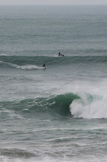 Tow in surfing Newquay Cornwall